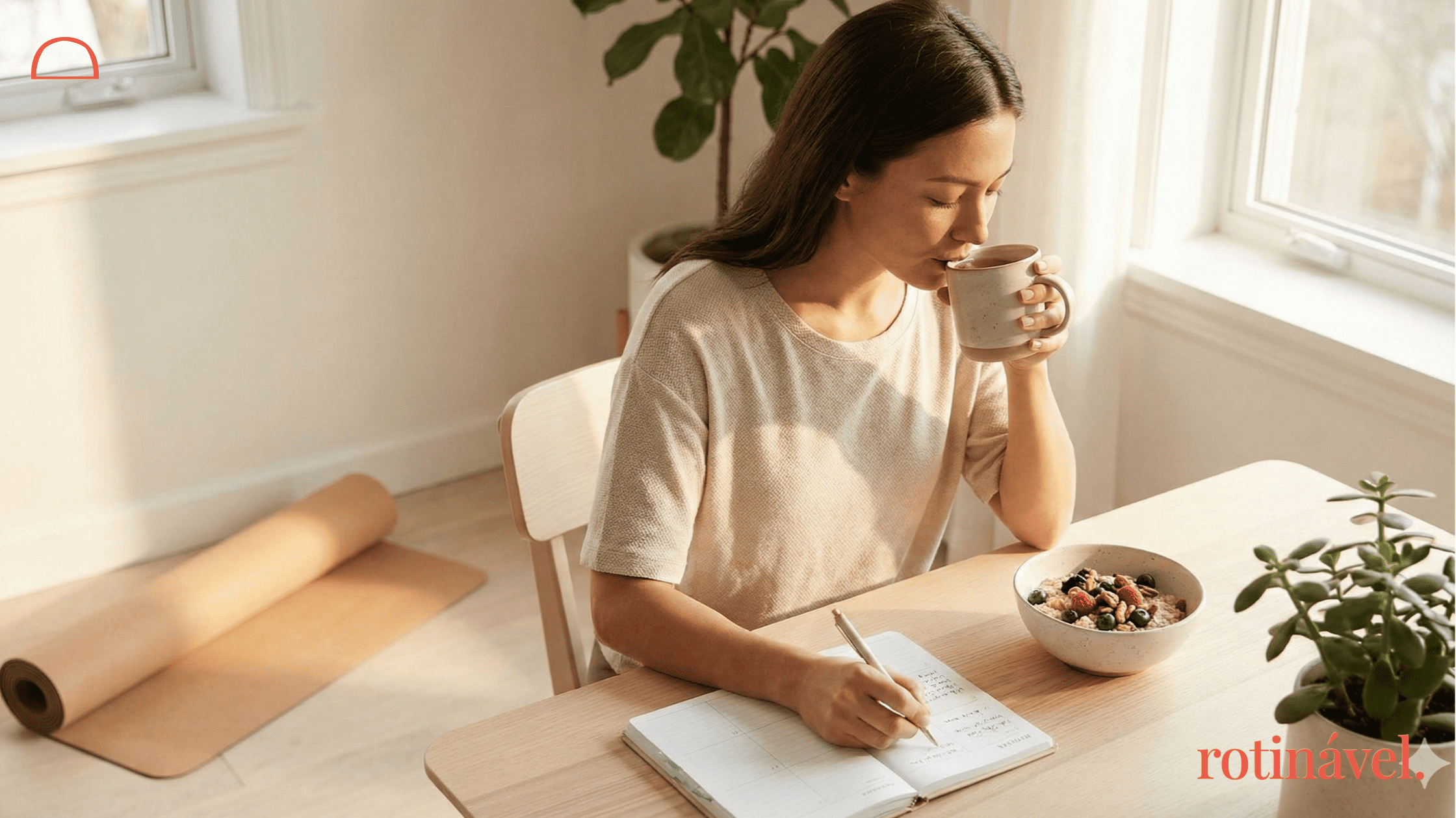 Como criar uma rotina matinal em 10 min (mesmo com pressa)