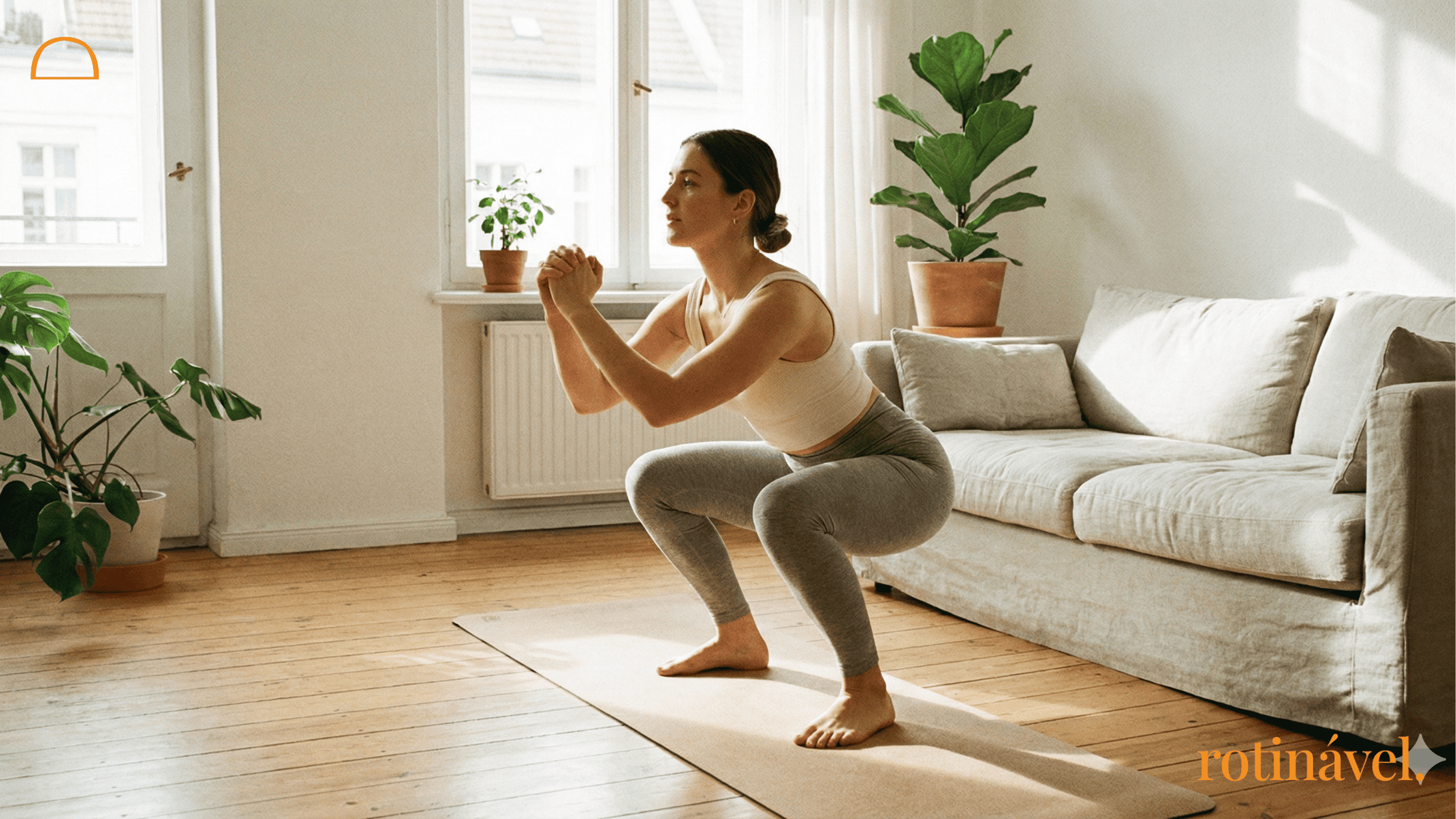 Treino em casa iniciantes: 20min por dia sem equipamento