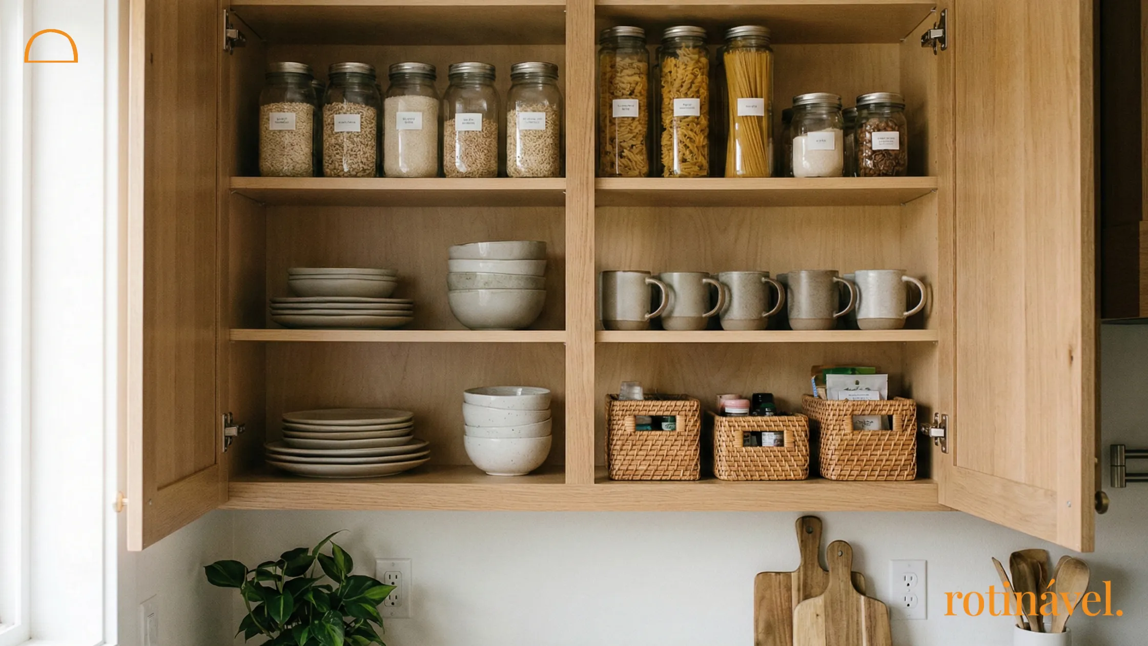 Como organizar armário de cozinha: 7 técnicas que funcionam