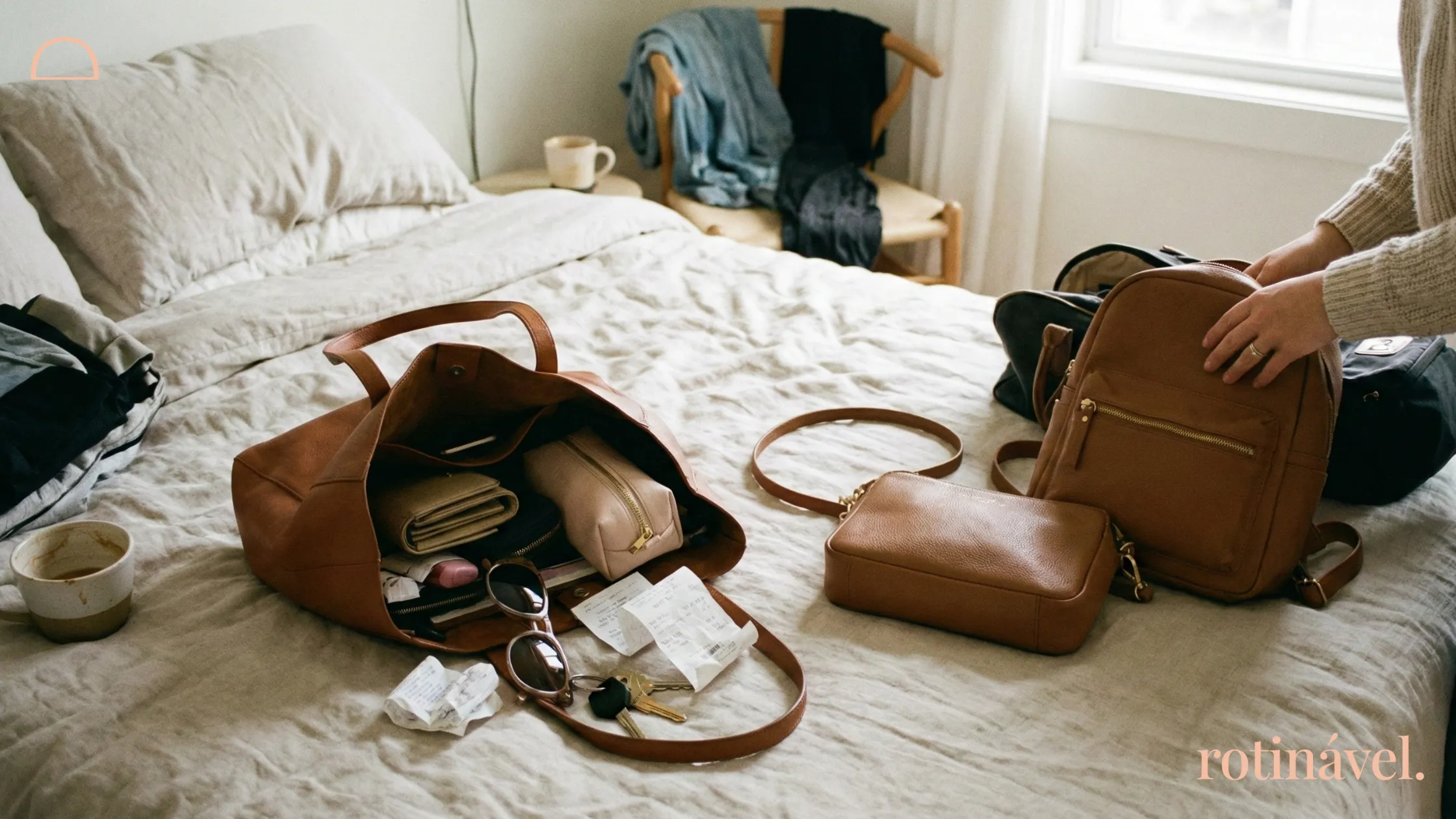 Como organizar bolsas