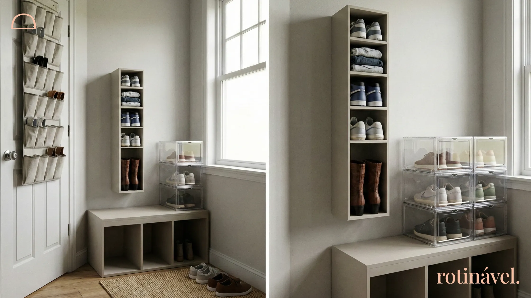 7 dicas de organização de sapatos para espaços pequenos