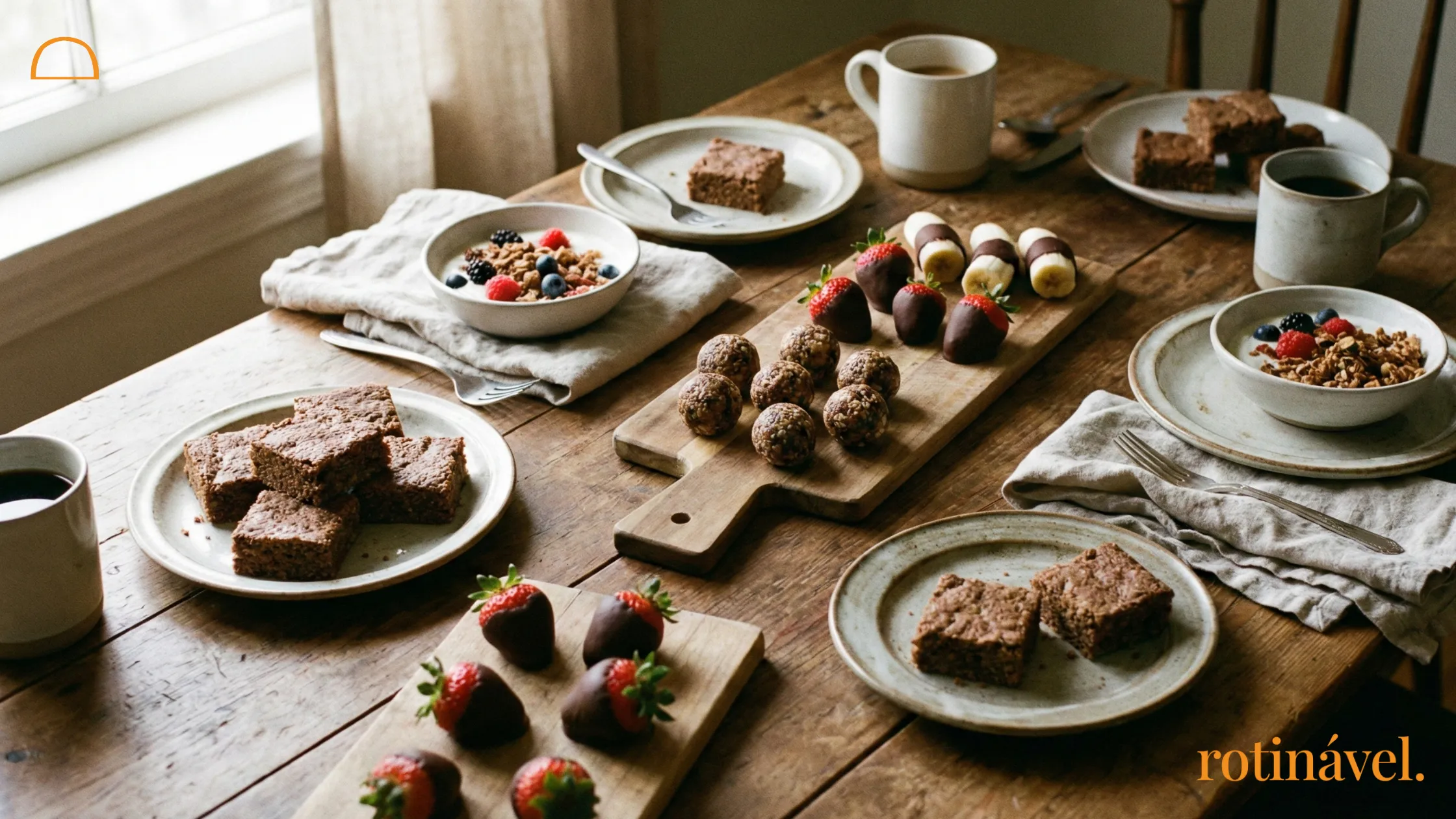 15 doces saudáveis e fáceis para rotinas possíveis