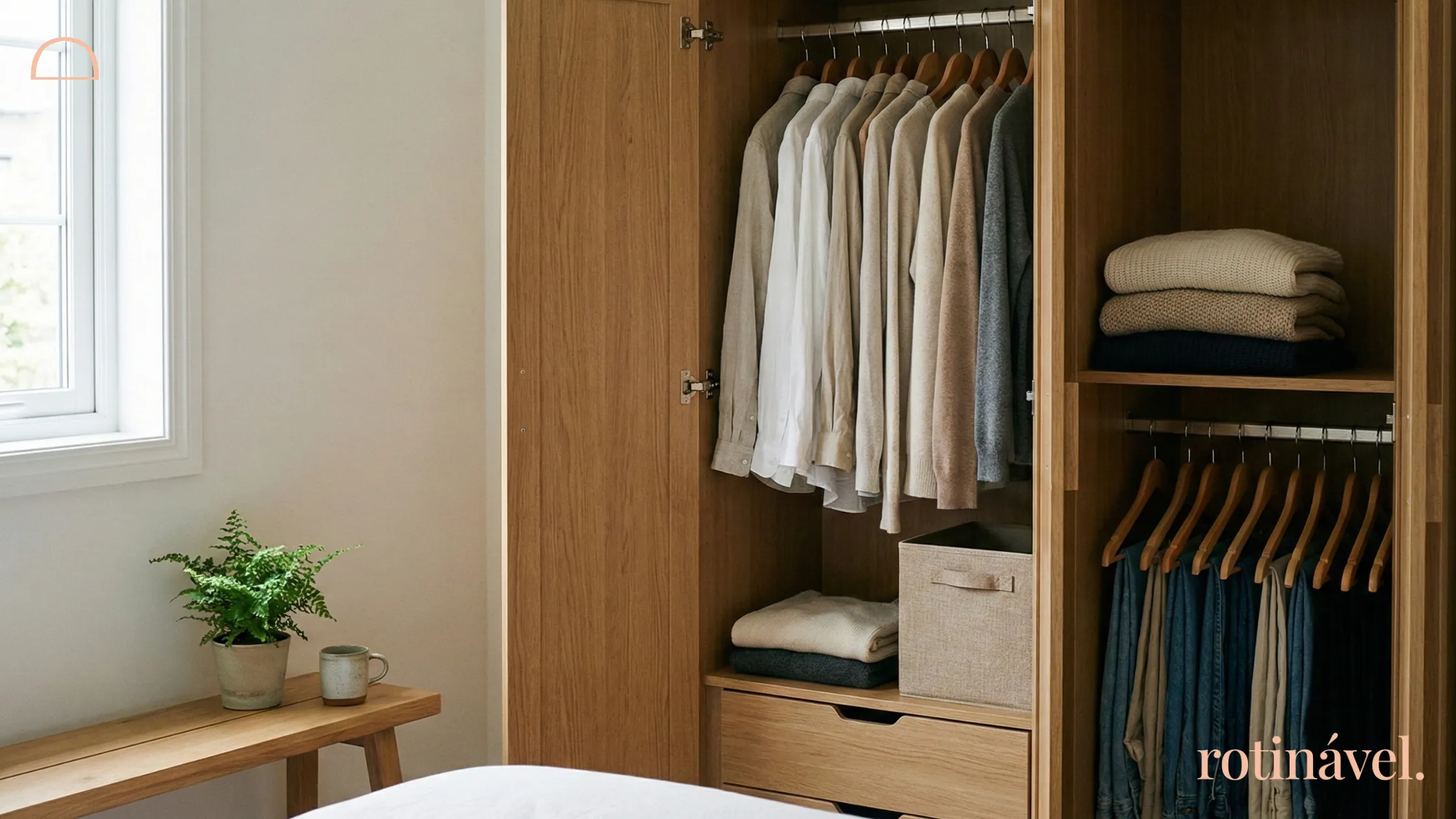 Como arrumar o guarda roupa e ter paz em 7 passos