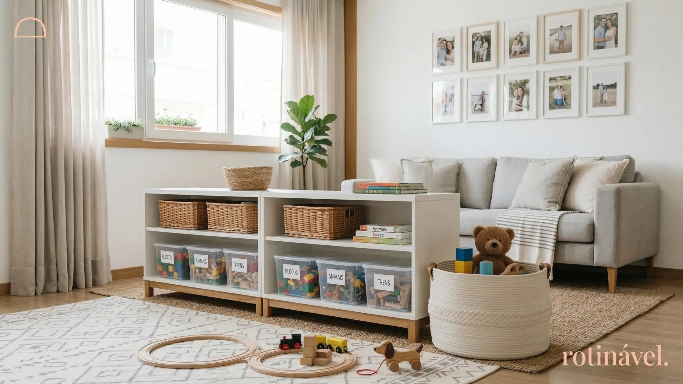 7 métodos de como organizar brinquedos e manter a casa linda