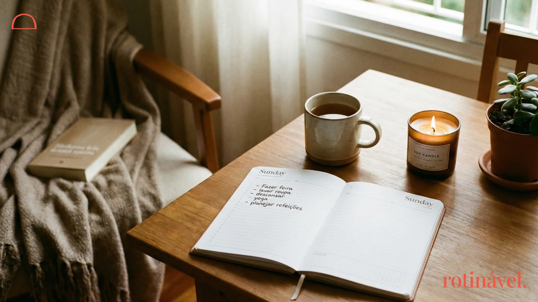 Rotina de Domingo: 5 dicas pra organizar a semana (e descansar)