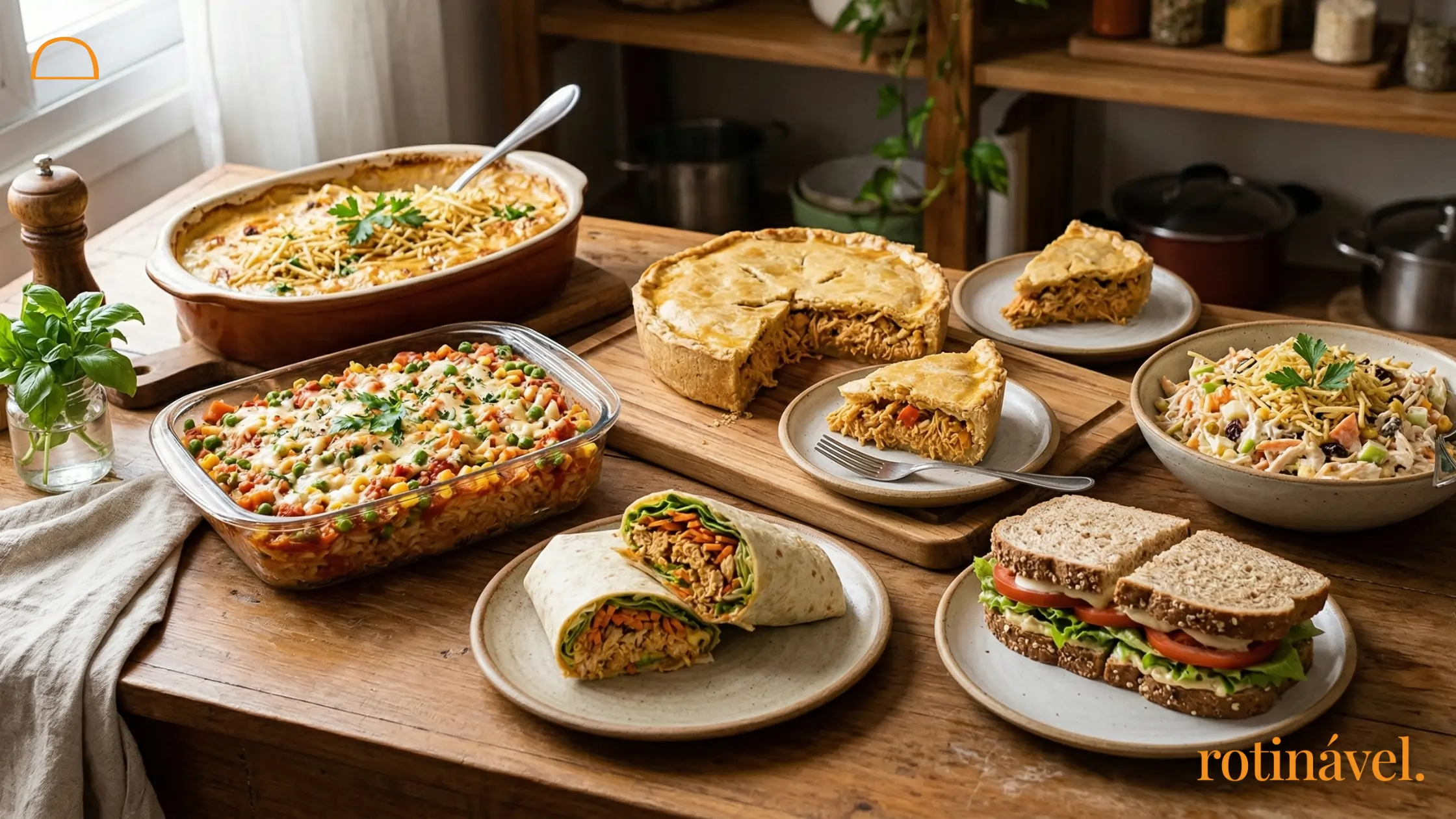 receitas com frango desfiado